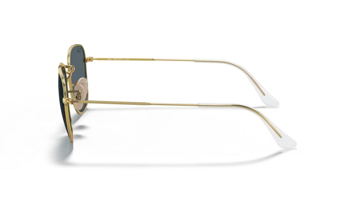Ray-Ban-Frank-Legend-Gold-Blue-Zijaanzicht