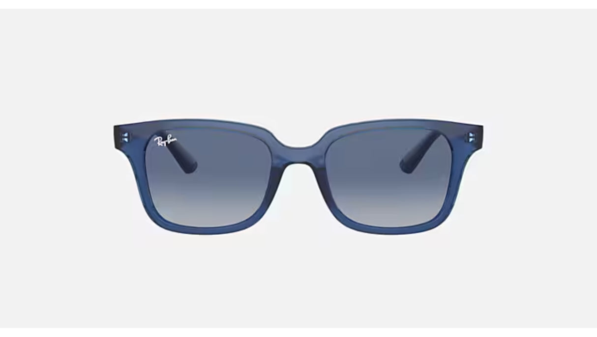 Ray-Ban Junior 9071 Transparant Blue/ Light Grey Gradient Dark Blue