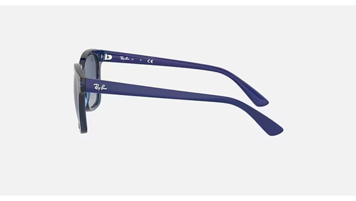 Ray-Ban Junior 9071 Transparant Blue/ Light Grey Gradient Dark Blue