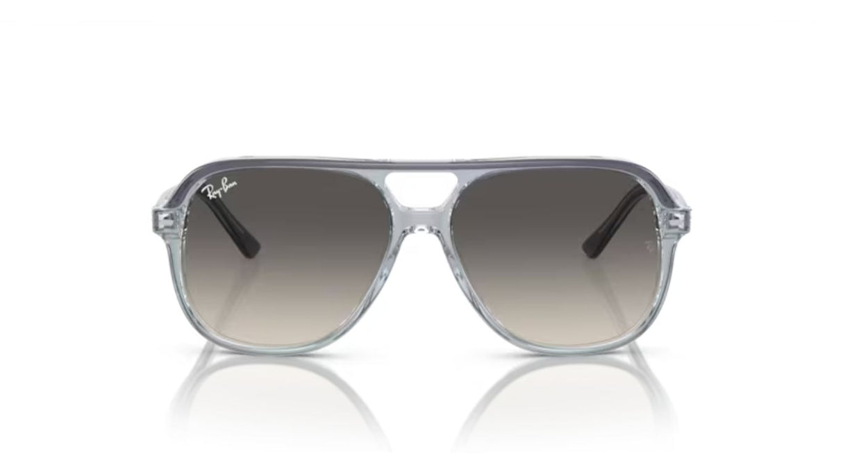 Ray-Ban Junior Bill Top Dark Grey/ Grey Crystal Grey Gradient Voorzijde