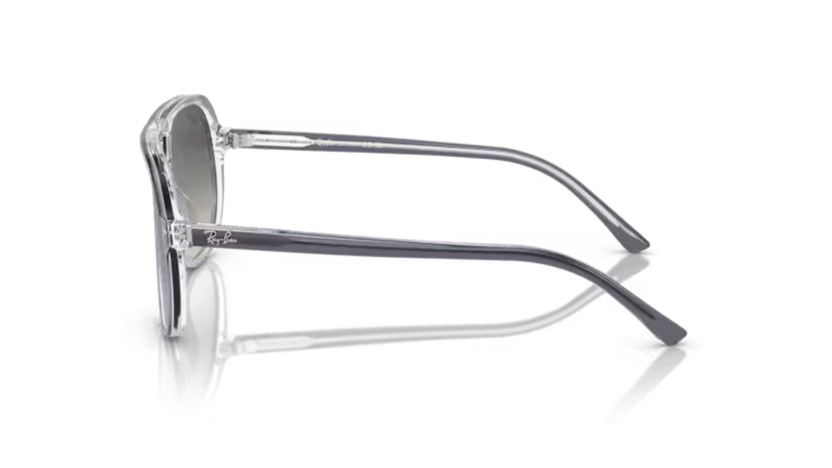 Ray-Ban Junior Bill Top Dark Grey/ Grey Crysta Grey Gradient Zijaanzicht