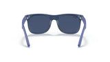 Ray-Ban Junior Justin Rubber Transparent Blue Dark Blue Achterzijde