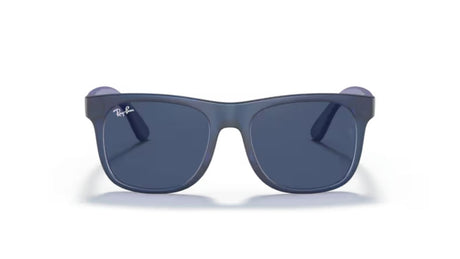 Ray-Ban Junior Justin Rubber Transparent Blue Dark Blue Voorzijde