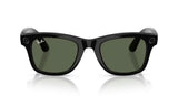 Ray-Ban Meta Wayfarer Shiny Black/ G15 Green