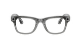Ray-Ban-Meta-Wayfarer-Shiny-Transparent-Grey-Transitions-Sapphire-Voorzijde-Clear