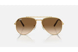 Ray-Ban-New-Aviator-Arista-Clear-Gradient-Brown-voorkant