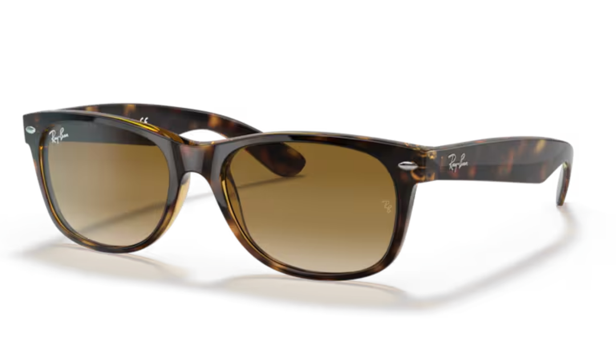 Ray-Ban New Wayfarer Light Havana, klares Farbverlaufsbraun