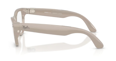 Ray-Ban-Skyler-Shiny-Chalky-Grey- Sapphire-Transitions-Zijkant