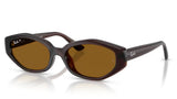 Ray-Ban 4473D Dark Brown/ Dark Brown Polarized