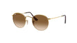 Ray-Ban Round Metal Gold/ Brown Gradient