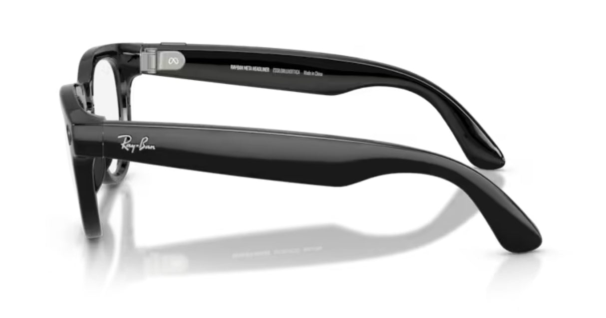 Ray-Ban Meta Headliner Shiny Black/ Sapphire Photochromic