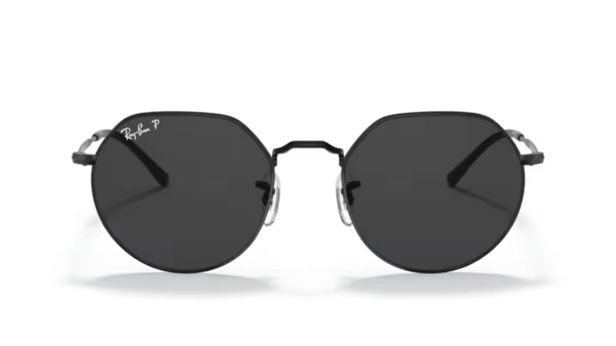 Ray-Ban Jack Polished Black/ Black Polarized