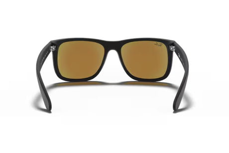 Ray-Ban Justin Rubber Black/ Blue Flash