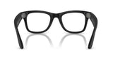 Ray-Ban-Meta-Wayfarer-Matte-Black-Clear-achterzijde