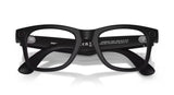 Ray-Ban-Meta-Wayfarer-Matte-Black-Clear-voorzijde