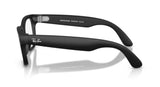 Ray-Ban-Meta-Wayfarer-Matte-Black-Clear-zijaanzicht