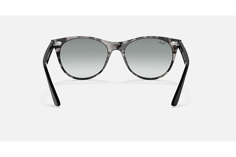 Ray-Ban Wayfarer II Grey Havana/ Photo Azure Gradient Blue-achterkant