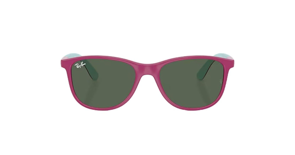 Ray-Ban-junior-fucsia-rubber-azzurre-dark-green-02