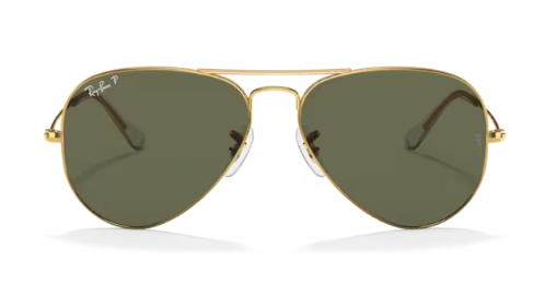 Ray-Ban Arista Goud/ G15 Green Polarized