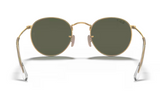 Ray-Ban Round Metal / Matte Gold / G15 Green Polarized