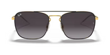 Ray-Ban 3588 Black on Gold/ Grey