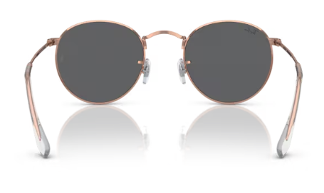 Ray-Ban Round Metal Rosé gold/ Darkgrey