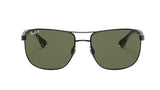 Ray-Ban Black/ G15  Green Polarized