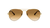 Ray-Ban Aviator Large Metal Arista/ Clear Brown Gradient