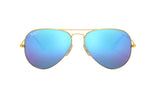 Ray-Ban Aviator Large Metal Gold/  Blue Flash Polarised