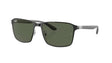 Ray-ban-3721-black-on-silver-dark-green