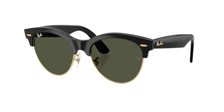 Ray-Ban-Clubmaster-way-black-on-gold-green-01